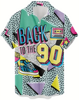 90er Retro Festivalhemd für Herren