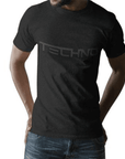 All black Techno T-Shirt (unisex) - FestivalStuff