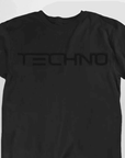 All black Techno T-Shirt (unisex) - FestivalStuff