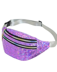 Bauchtasche Glitter Holo Lila