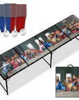 Beer Pong Tisch Set "Abendmahl" inkl. 50 Becher & 8 Bälle