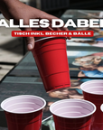 Beer Pong Tisch Set "Abendmahl" inkl. 50 Becher & 8 Bälle