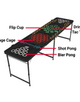 Bierpong-Tisch "Multigame" Set