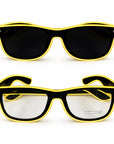 LED-Neonbrille Gelb