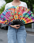 XXL Fächer 64cm Psychedelisch - FestivalStuff