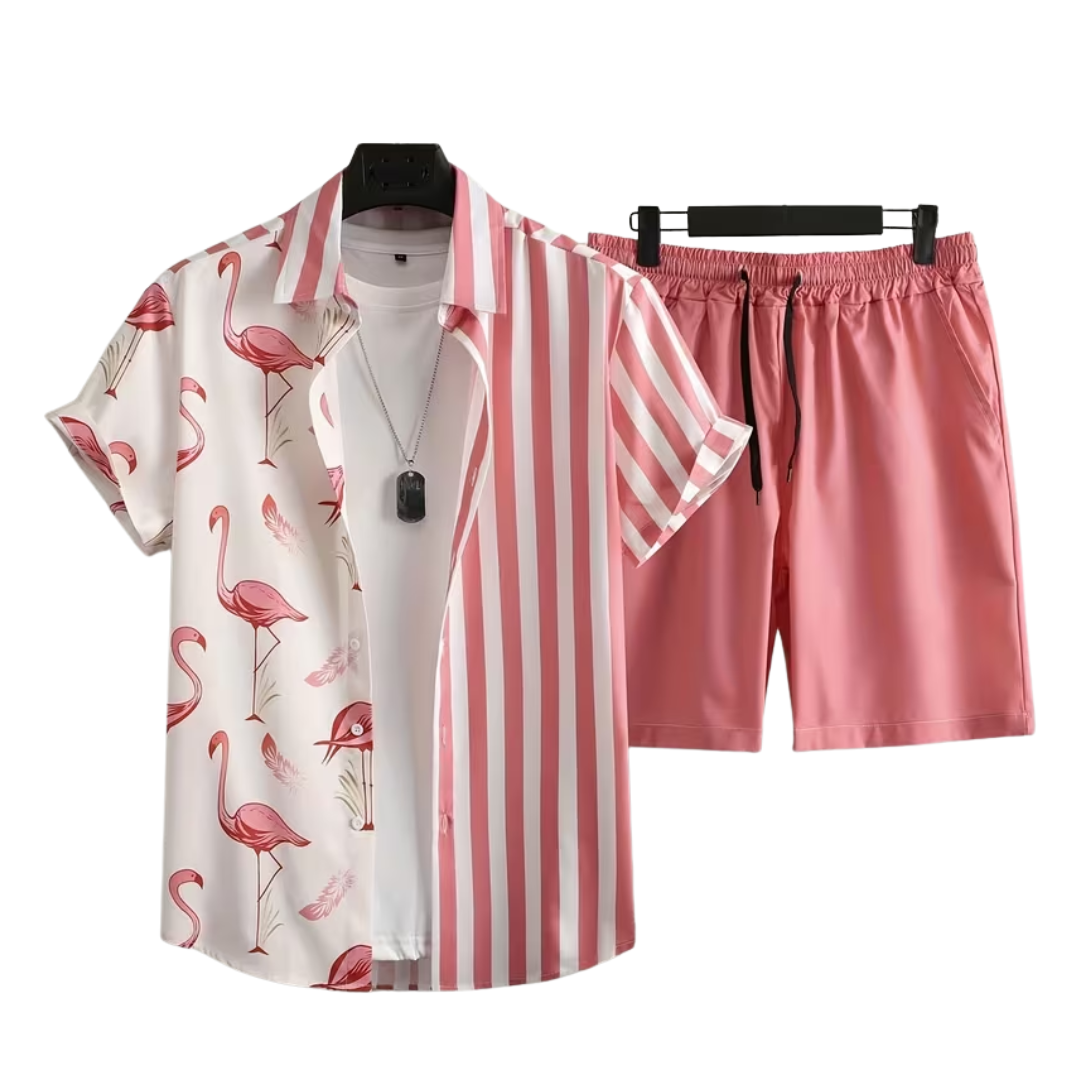 Rosa Flamingo Für Damen Und Herren, Tropisches Haw Produktbild-Vorschau 7