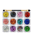 Glitzer Set 12 Farben für Gesicht & Körper