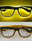 LED-Neonbrille Gelb