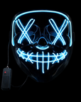 LED Leuchtmaske Blau