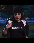 'New Techno' T-Shirt (schwarz / Frauen) - FestivalStuff