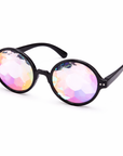 Psychedelische Brille Schwarz