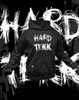 Scratched Hardtekk Premium Hoodie (schwarz) - FestivalStuff