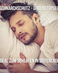 OHRSTÖPSEL "SEITENSCHLÄFER" SCHLAFGEHÖRSCHUTZ GEGEN SCHNARCHEN ZUM SCHLAFEN IN SEITENLAGE | 30DB SNR - BERLIN EAR GUARD® OHRSTÖPSEL SHOP