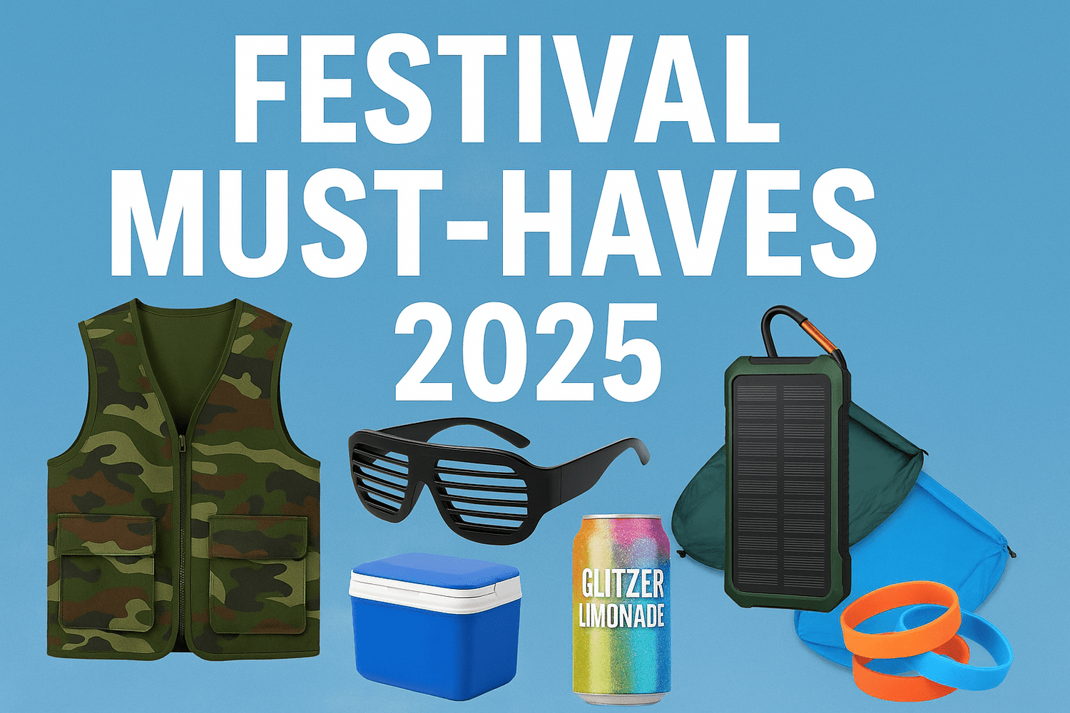 Festival Must-Haves 2025 – Das brauchst du dieses Jahr wirklich! - FestivalStuff