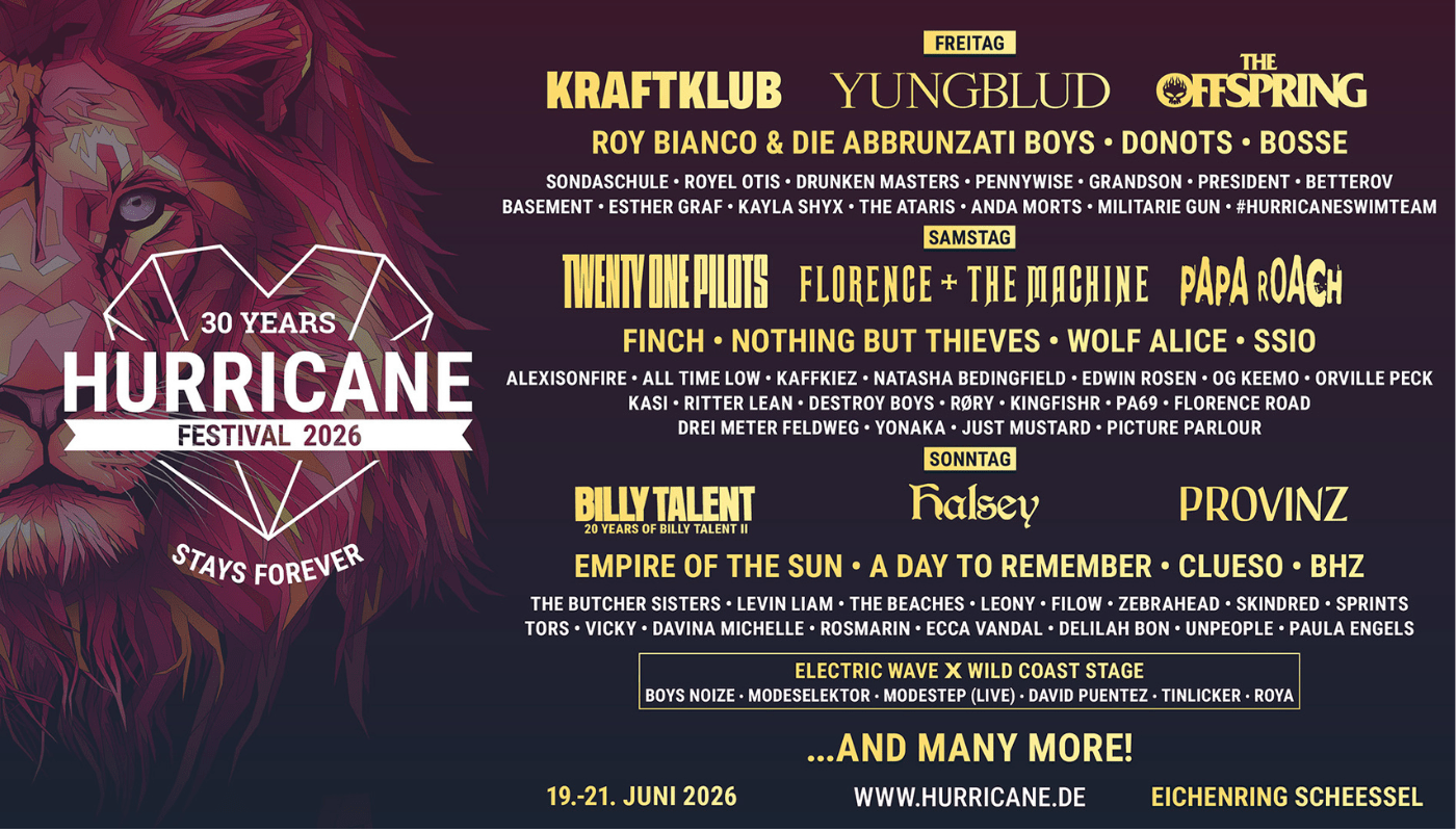 HURRICANE FESTIVAL 2026 - FestivalStuff