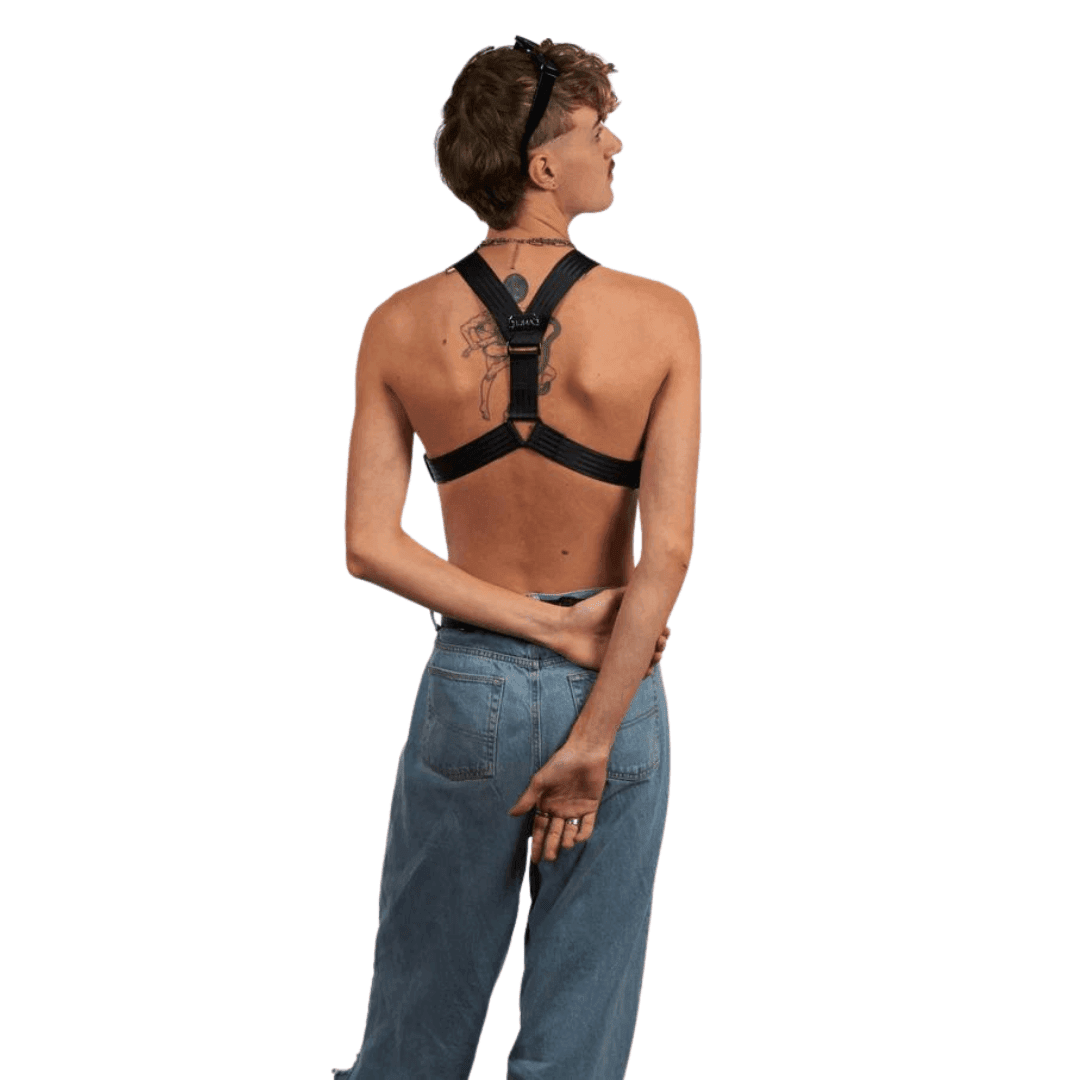 01 Harness Black - FestivalStuff