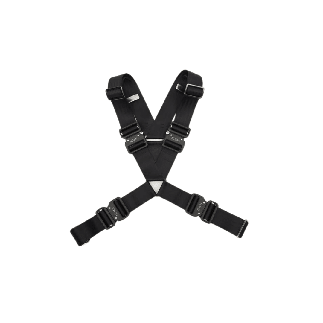 #01 Harness Black - FestivalStuff