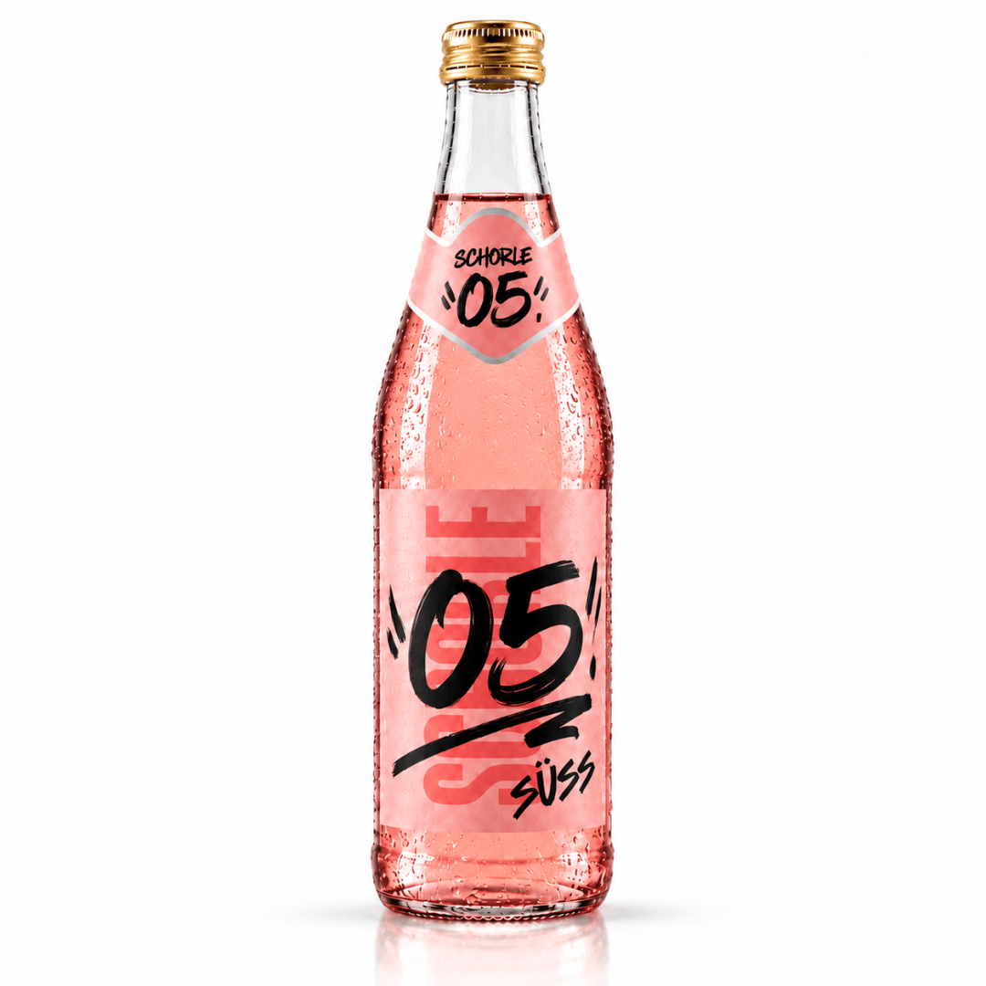 05 Schorle Süß – Weinschorle Rosé 0,5 l - FestivalStuff