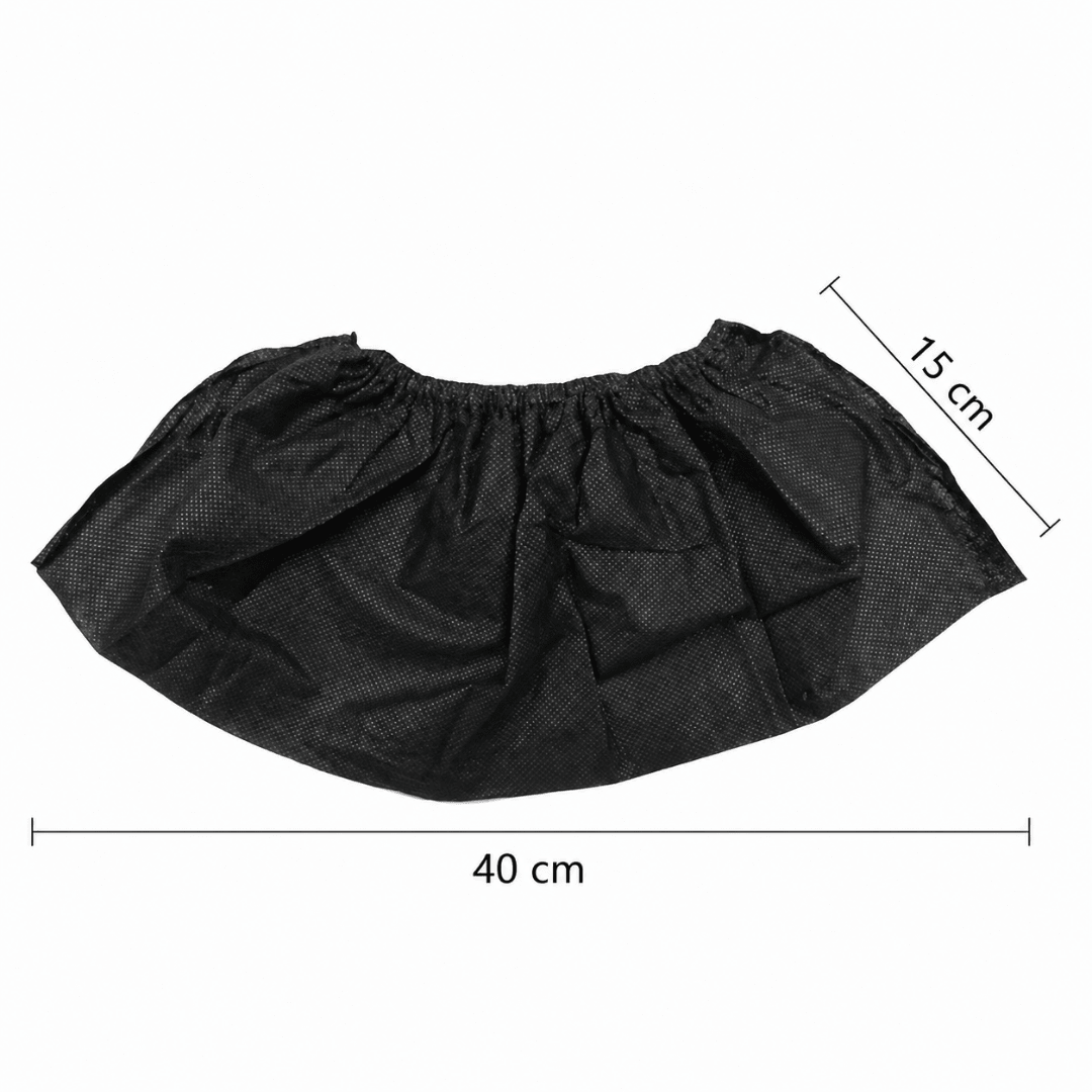 10 Paar Einweg Schuhüberzieher Schwarz - FestivalStuff