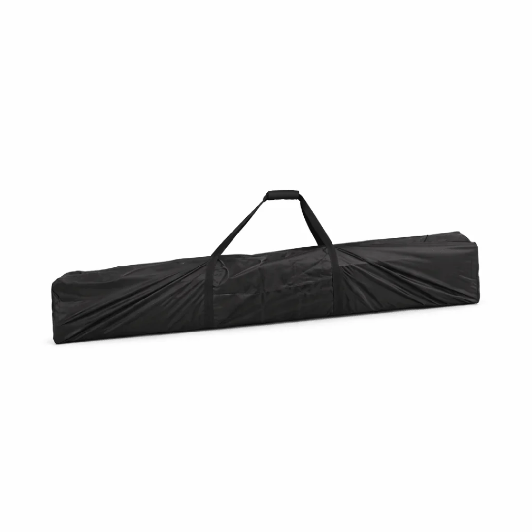 24MX Pavillon 3x3 m Schwarz/Blau mit Wänden – Sonderedition