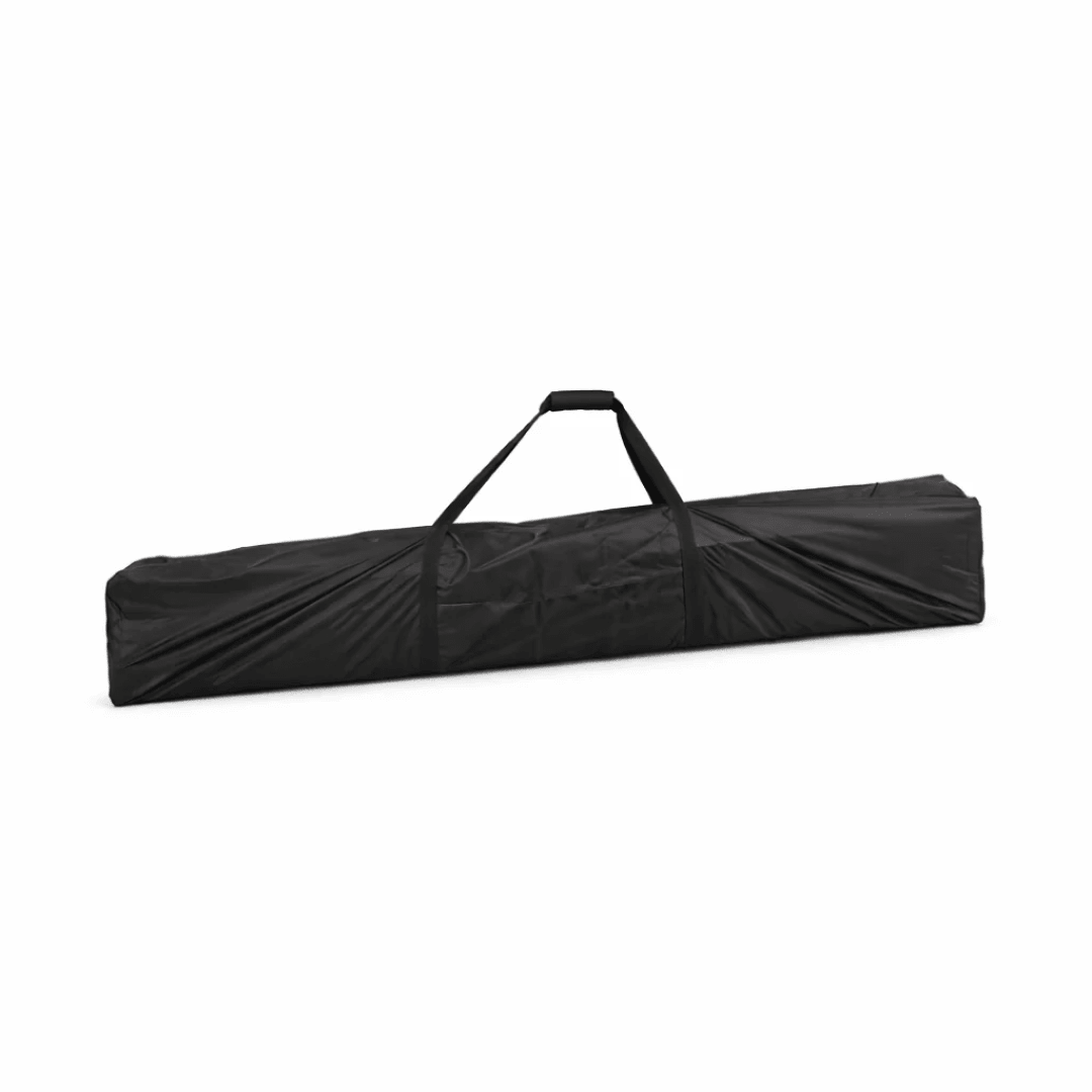 24MX Pavillon 3x3 m Grau/Schwarz mit Wänden – Sonderedition - FestivalStuff