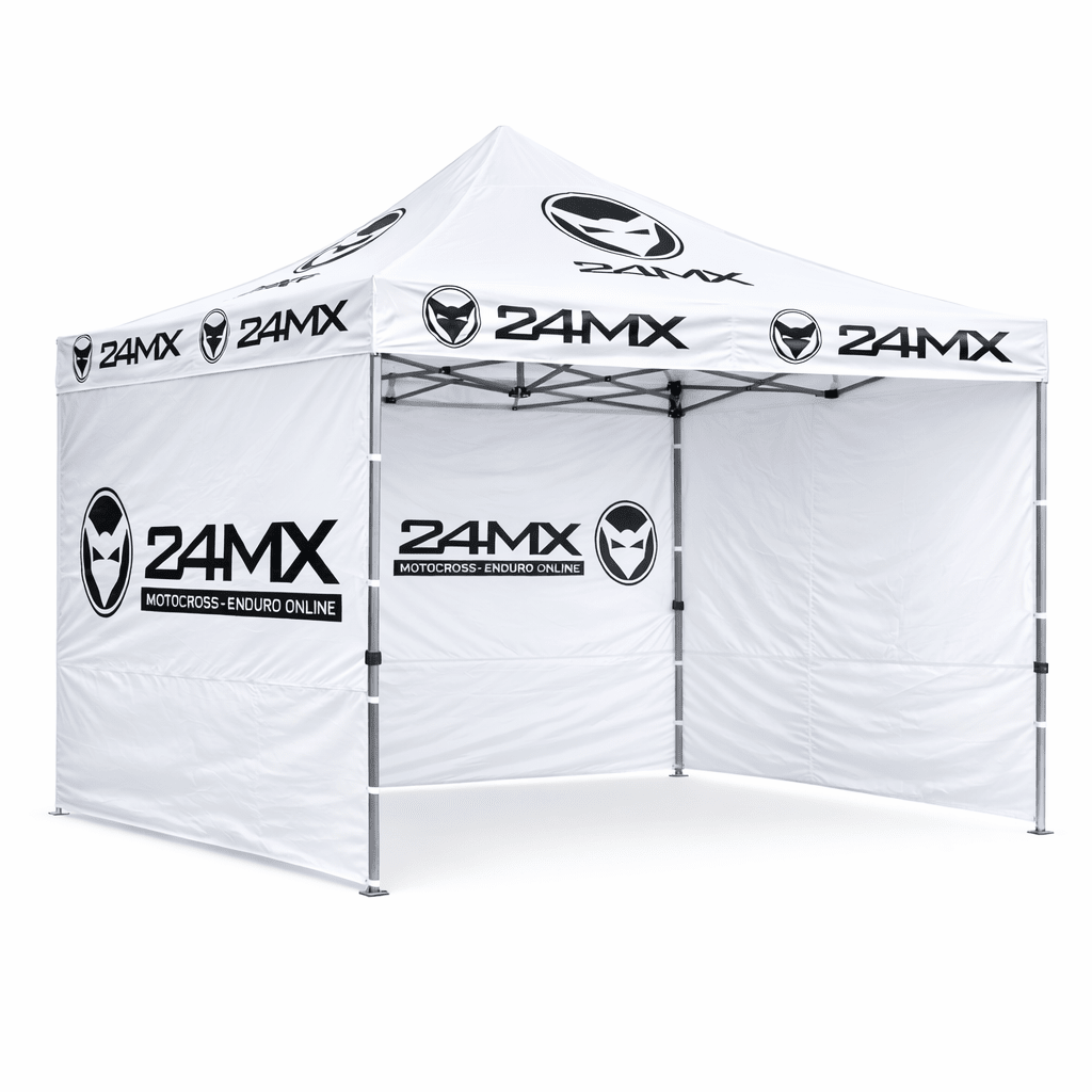 24MX Pavillon 3x3m Grau mit Wänden - FestivalStuff