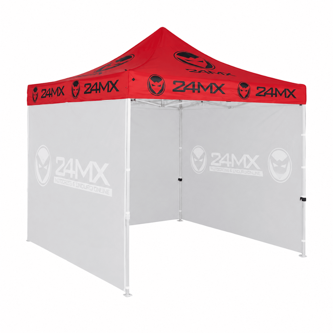 24MX Zeltdach 3x3 m Rot (Nur Dach) - FestivalStuff