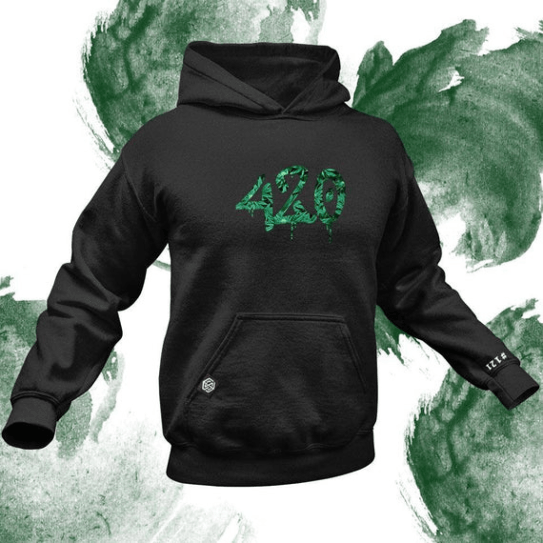 420 Premium Hoodie (schwarz) - FestivalStuff