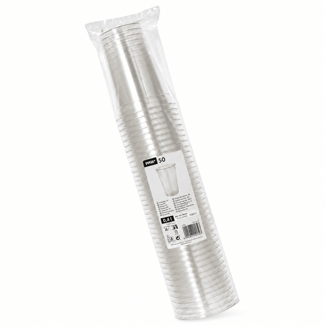 50 PET Hurricane Becher 0,4 l - FestivalStuff