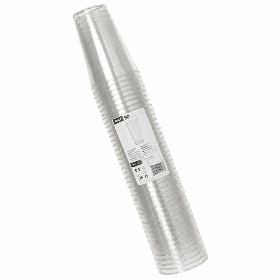 50 PET Hurricane Becher 0,5 l - FestivalStuff