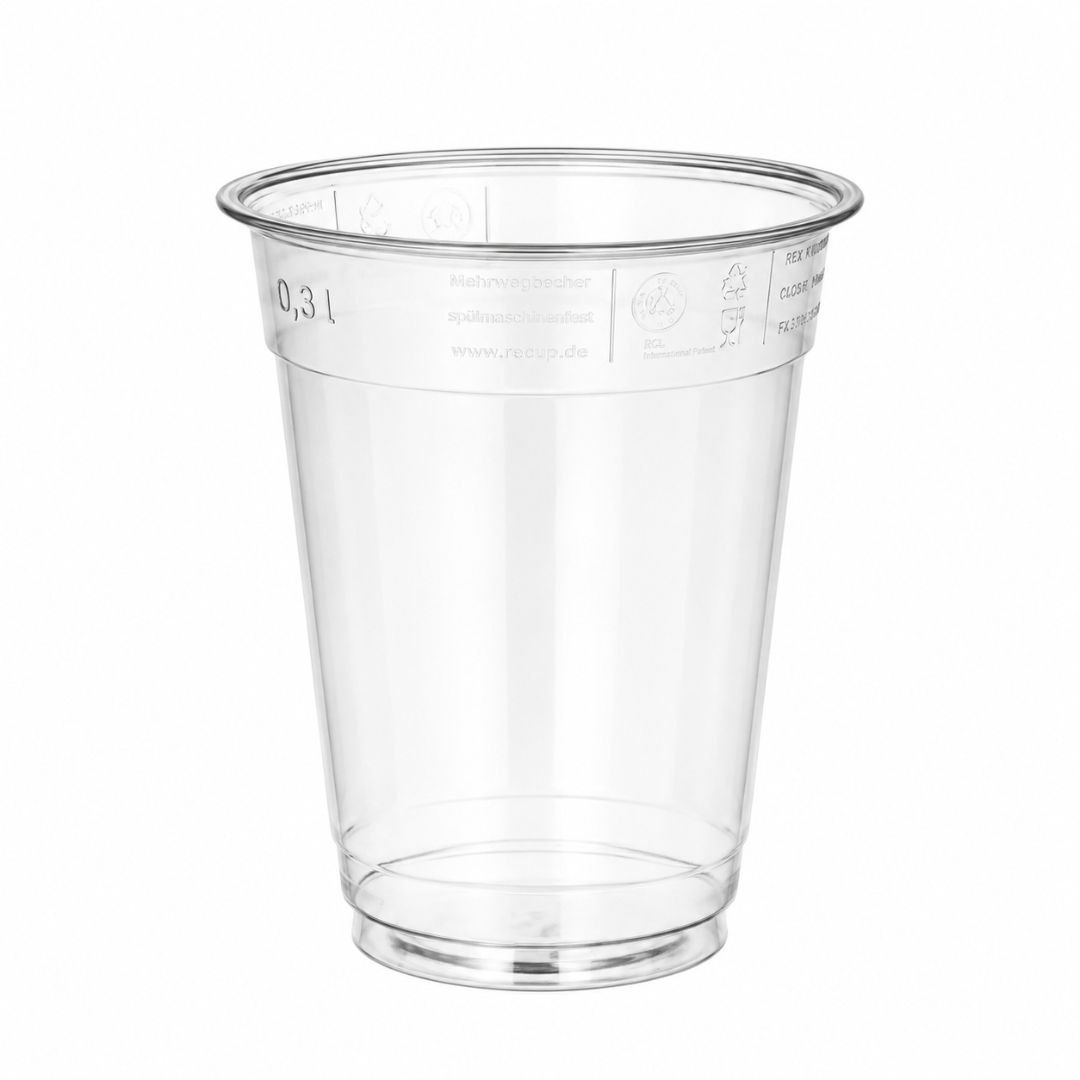 50 PET Hurricane Becher 0,3 l