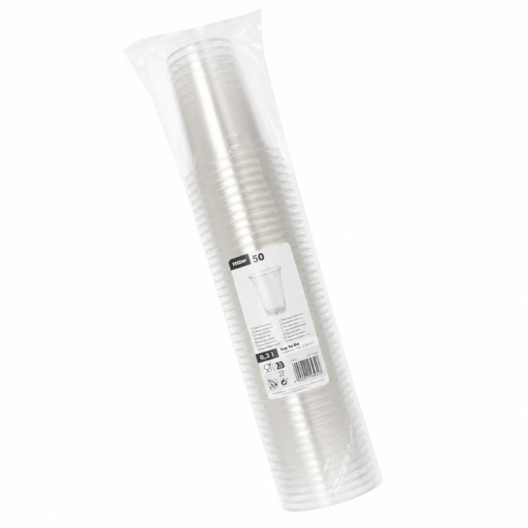 50 PET Hurricane Becher 0,3 l