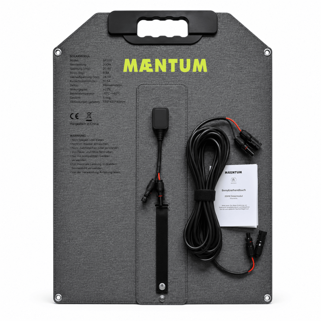 50W Faltbares Solarpanel 2.0 - FestivalStuff