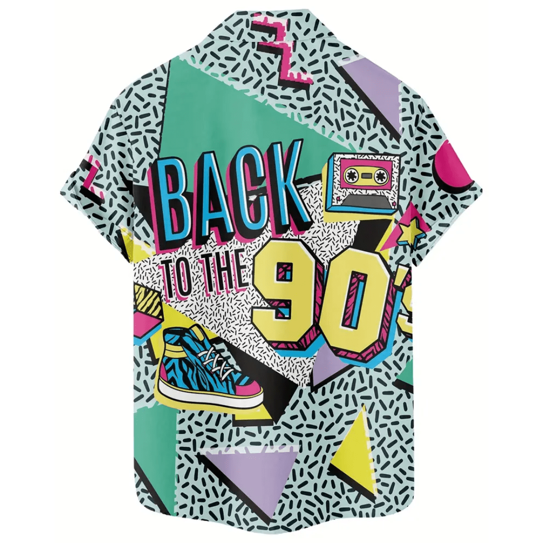 90er Retro Festivalhemd für Herren - FestivalStuff