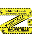 Absperrband Saufstelle 55m Party Banner