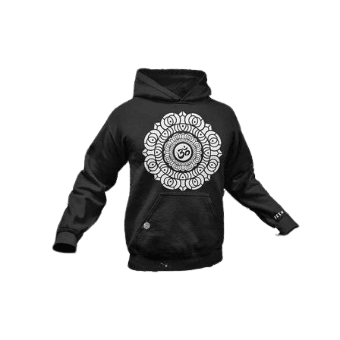 Om Mandala Premium Hoodie (schwarz) - FestivalStuff