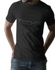 All black Techno T-Shirt (unisex) - FestivalStuff