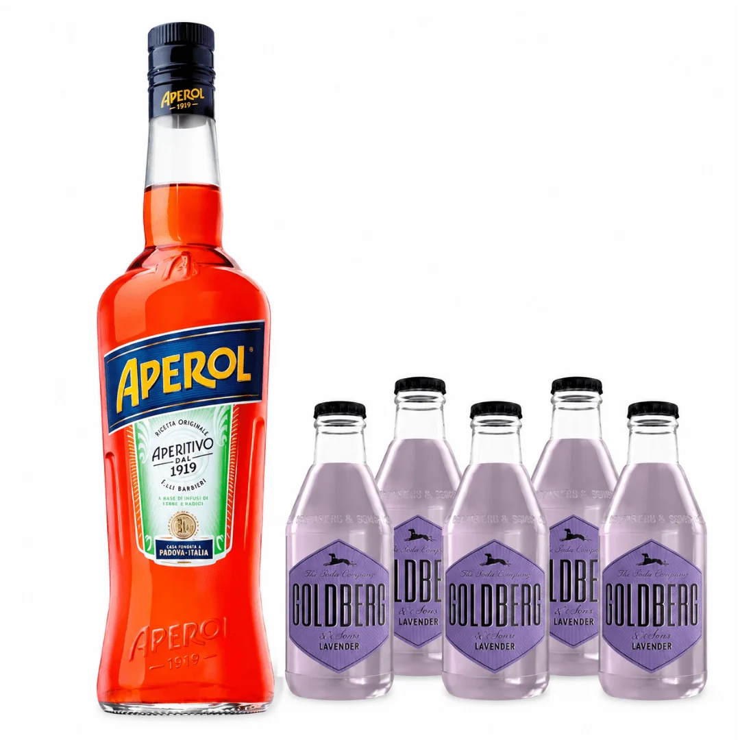 Aperol Lavender Spritz Bundle mit GOLDBERG