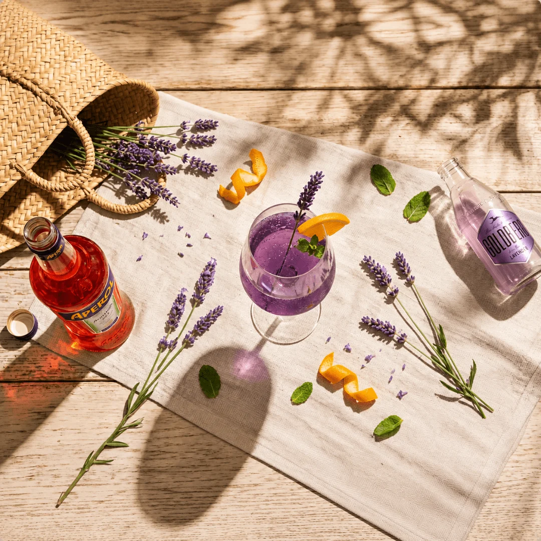 Aperol Lavender Spritz Bundle mit GOLDBERG