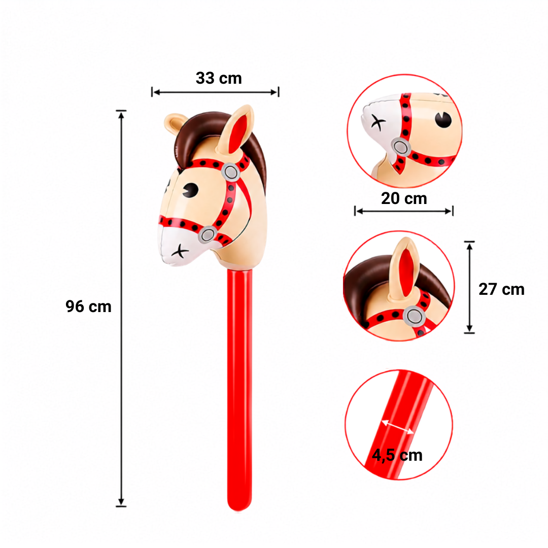 Aufblasbares Hobby Horse Festival Edition