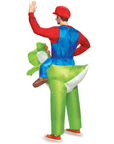 Aufblasbares Nintendo™ Huckepack-Kostüm Mario™ auf Yoshi™