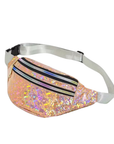 Bauchtasche Glitter Holo Hell Gold
