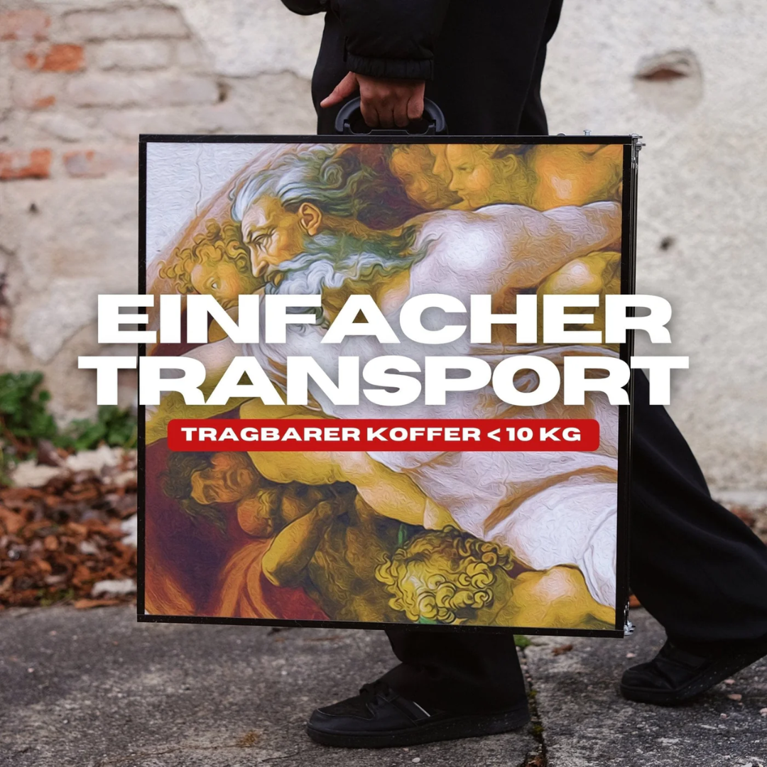 Beer Pong Tisch Set &quot;Schaffung des Bieres&quot; inkl. 50 Becher &amp; 8 Bälle