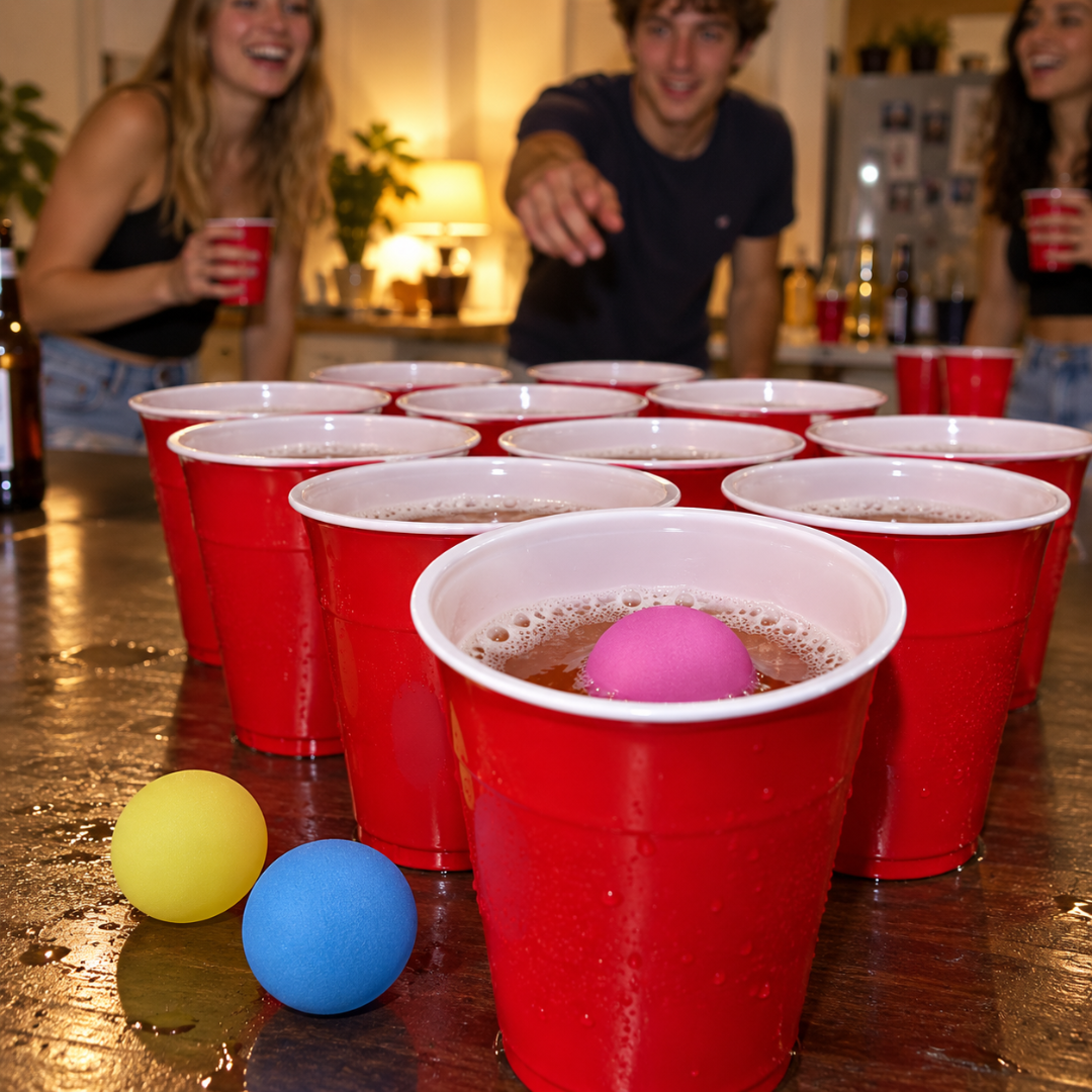 Beerpong Bälle Bunt