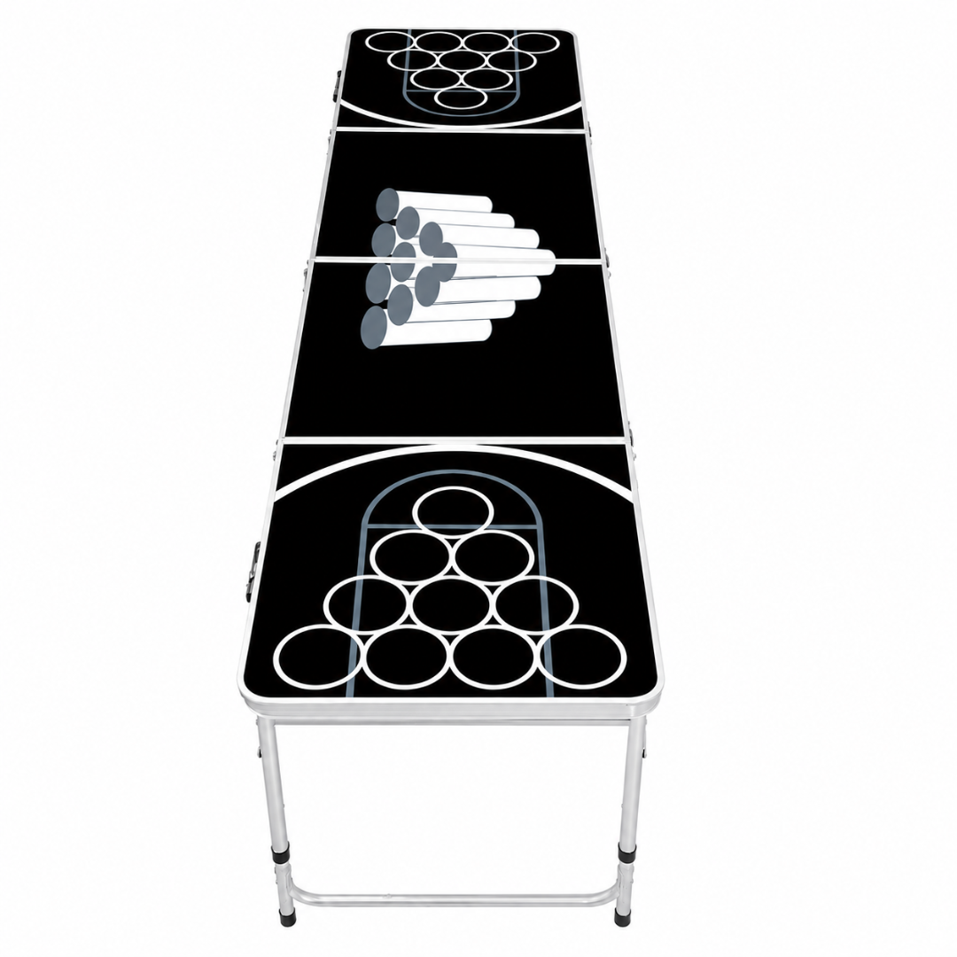 Beerpongtisch Black Cups