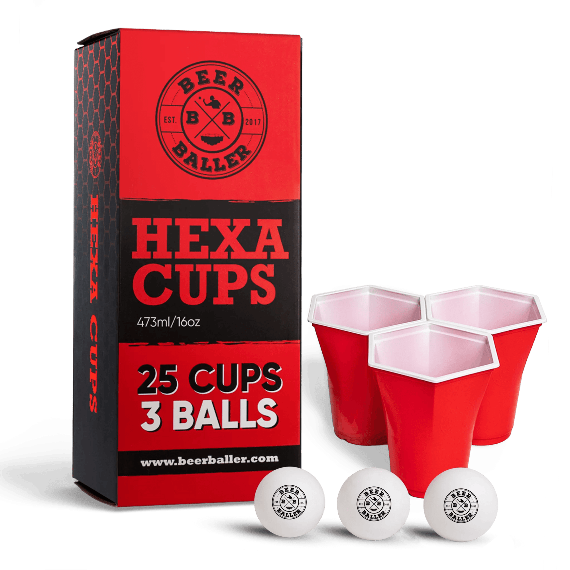 Bier Pong Becher Hexa - FestivalStuff