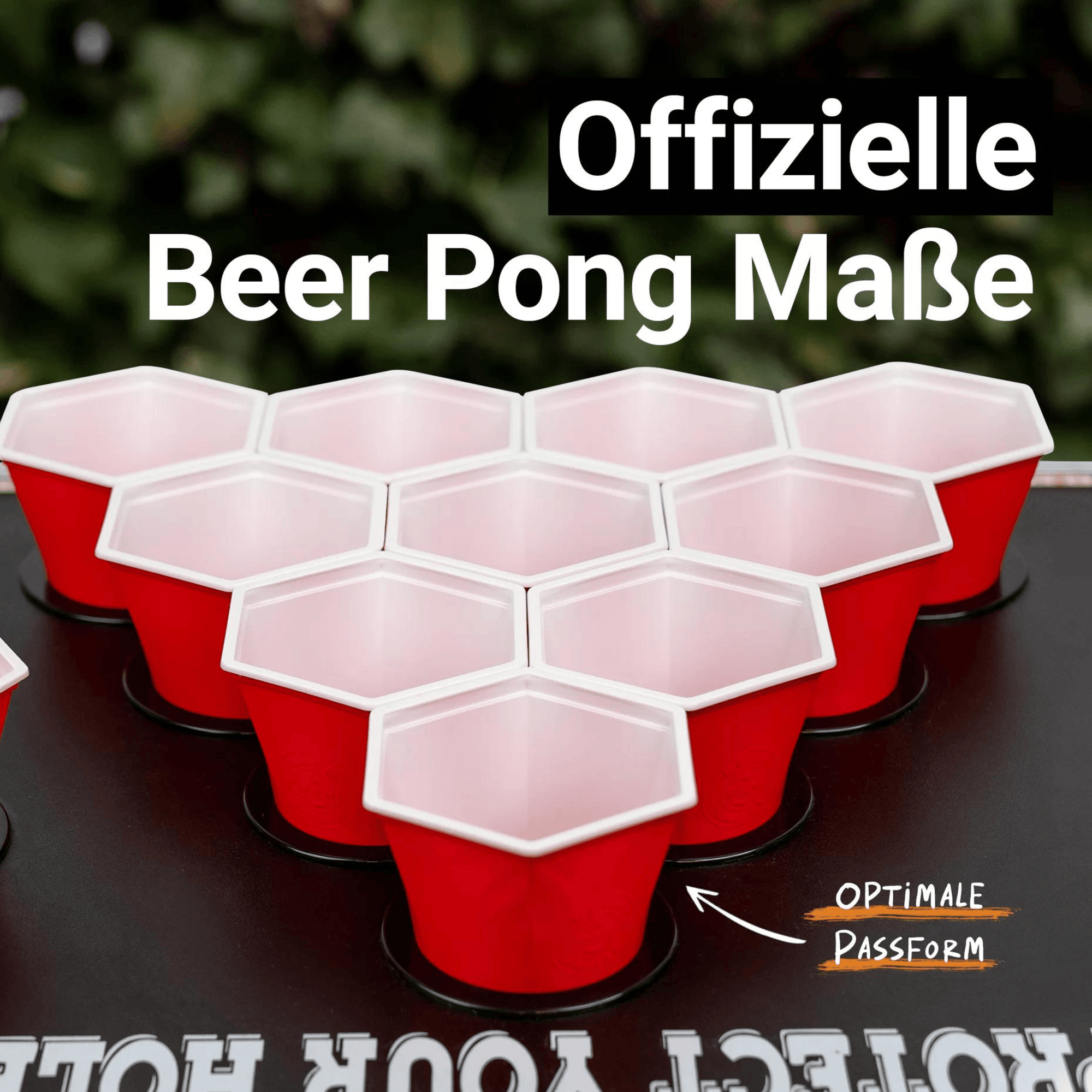 Bier Pong Becher Hexa - FestivalStuff