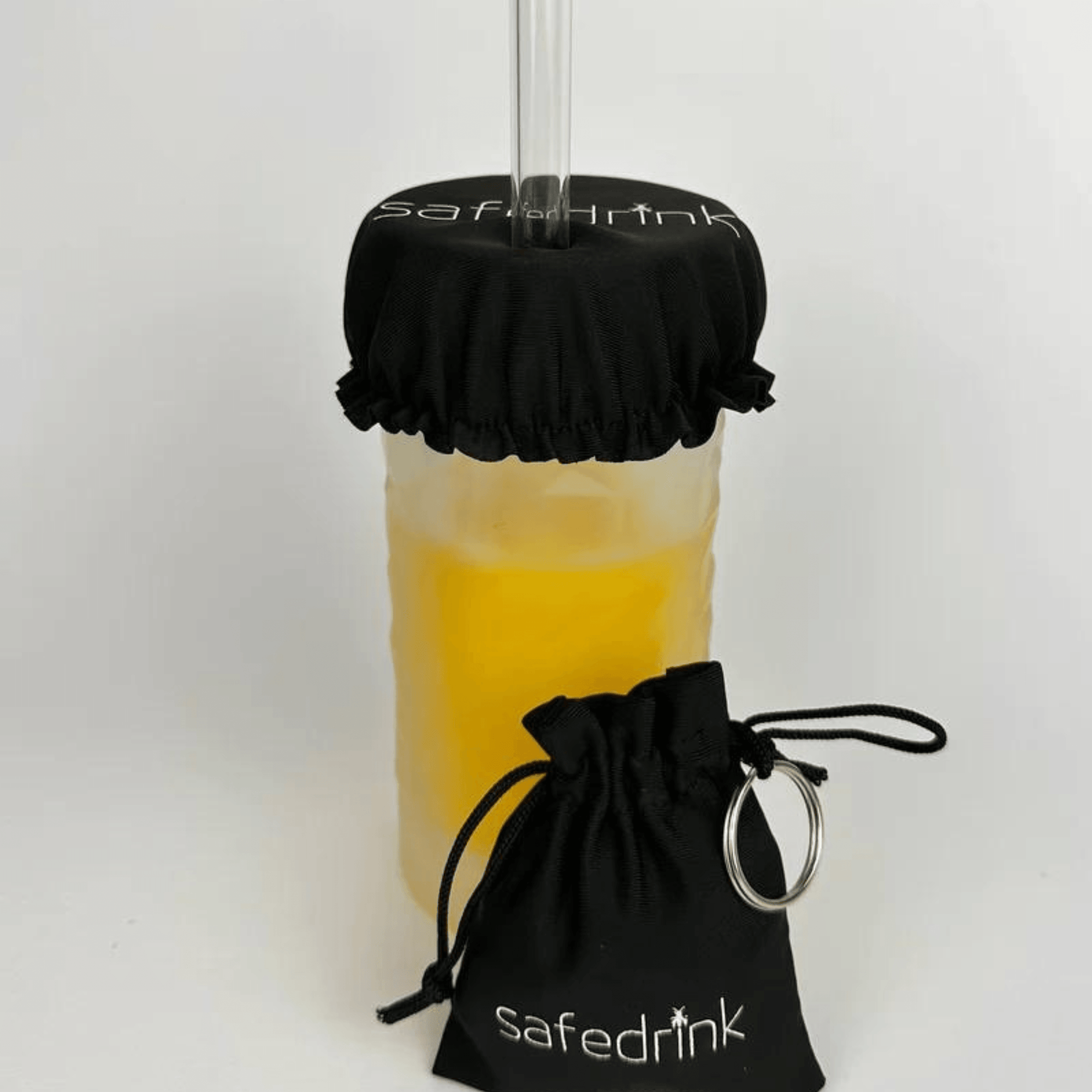 Safedrink Getränkeabdeckung Tasche Schwarz - FestivalStuff