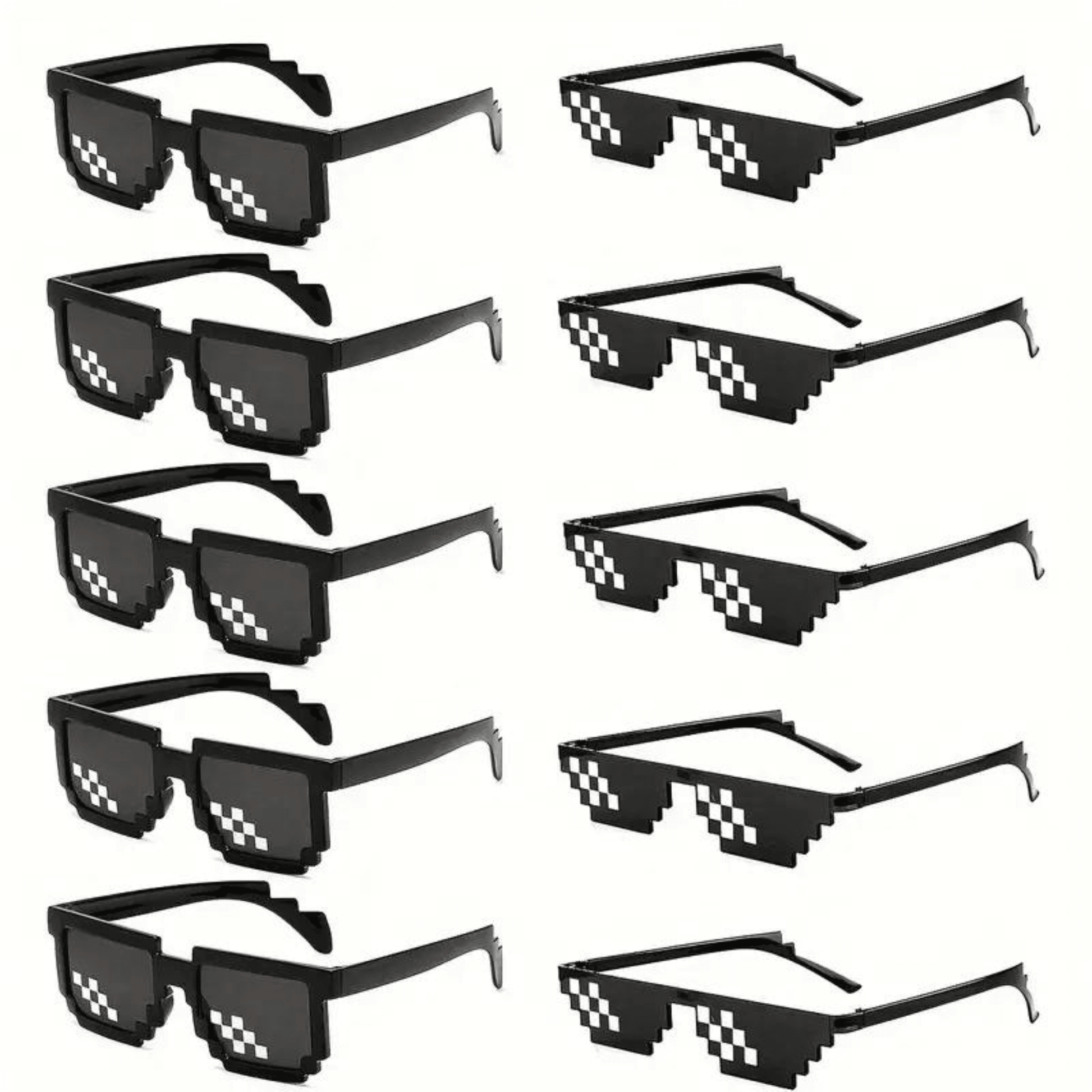 2D Pixel Brille Set - FestivalStuff
