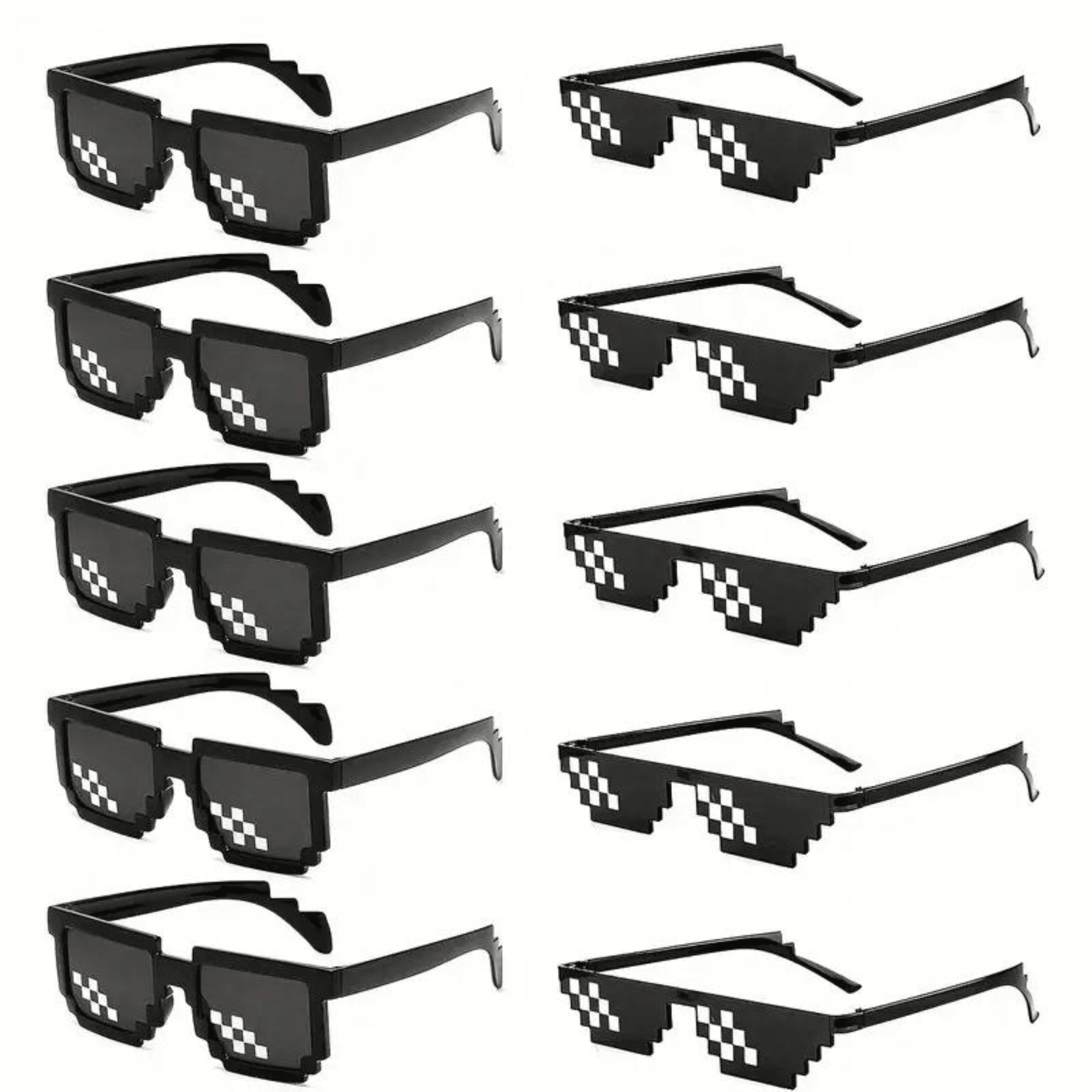 2D Pixel Brille Set - FestivalStuff